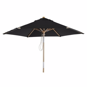 Trieste parasol 2,5m sort