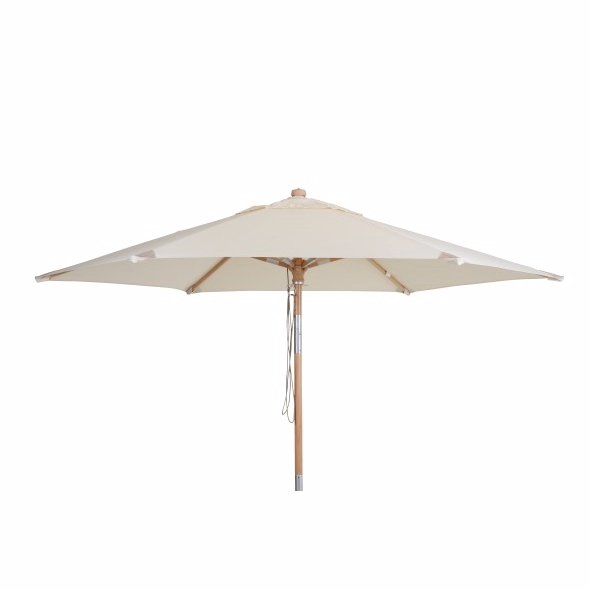 Reggio parasol 3m natur - Diverse > Haveparasol - Brafab - Enggården Havemøbler