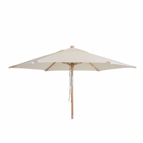 Reggio parasol 3m natur – Diverse > Haveparasol – Brafab – Enggården Havemøbler