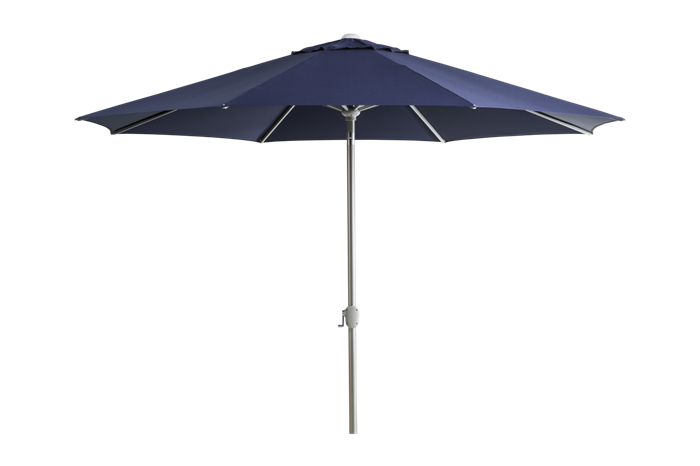 Abriola Parasol Dark Blue. Ø 330 cm - Nyheder 2026 -  - Enggården Havemøbler