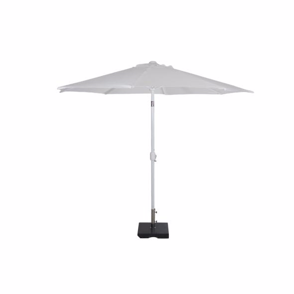 Andria parasol Ø3m hvid – Diverse > Haveparasol – Brafab – Enggården Havemøbler