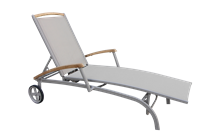 Andy solvogn khaki med teak 