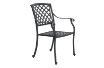 Arras med armlæn - grå