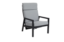 Belfort lounge pos. stol sort