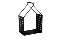 Belfort brændekurv sort