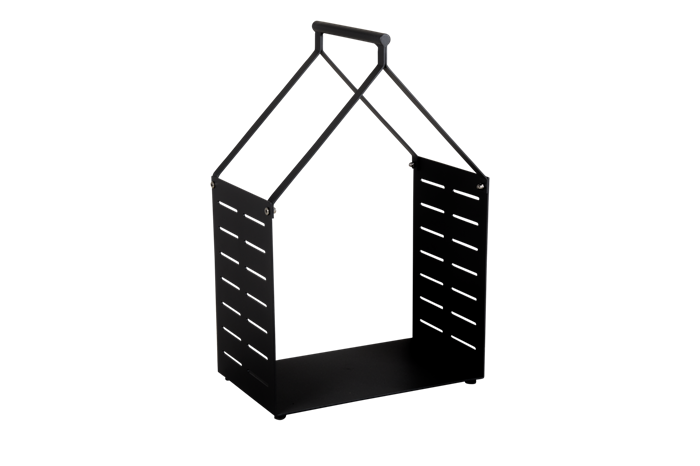 Belfort brændekurv sort