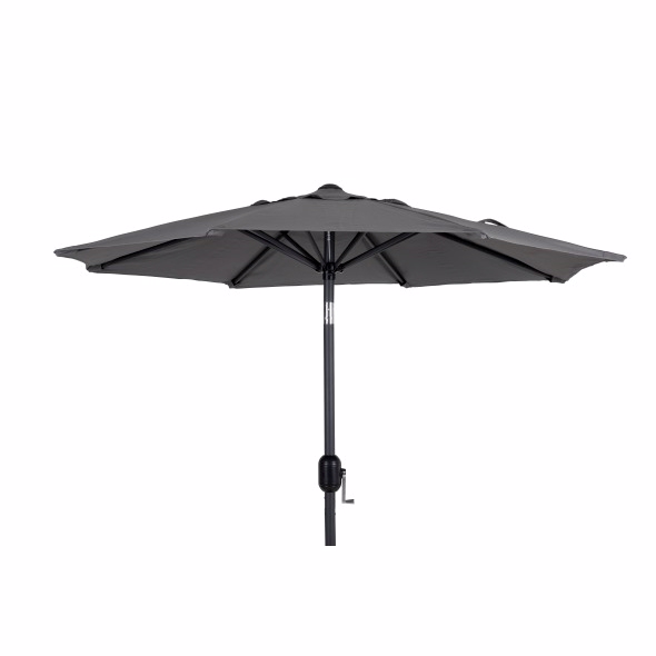 Cambre parasol Ø2m Grå  - Diverse > Haveparasol - Brafab - Enggården Havemøbler