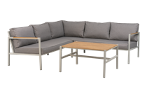 Cap hjørnesofa LightGrey 4-pers.