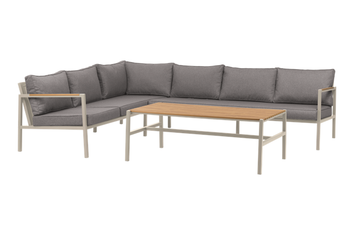 Cap hjørnesofa LightGrey 5-pers.