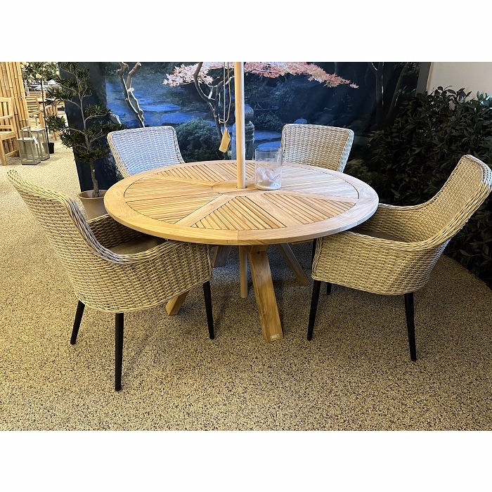 Circus bord med Lavendel stole - Havemøbelsæt - Brafab - Enggården Havemøbler