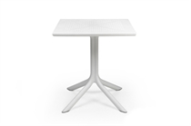 Clip havebord 70x70 hvidt