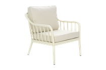 Coleville loungestol pearl white