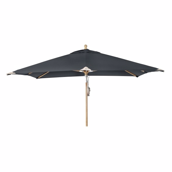 Billede af Como parasol 3x3 m Sort - Diverse > Haveparasol - Brafab - Enggården Havemøbler