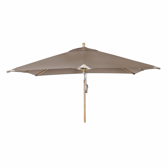 Como parasol 3x3 m Taupe - Diverse > Haveparasol - Brafab - Enggården Havemøbler