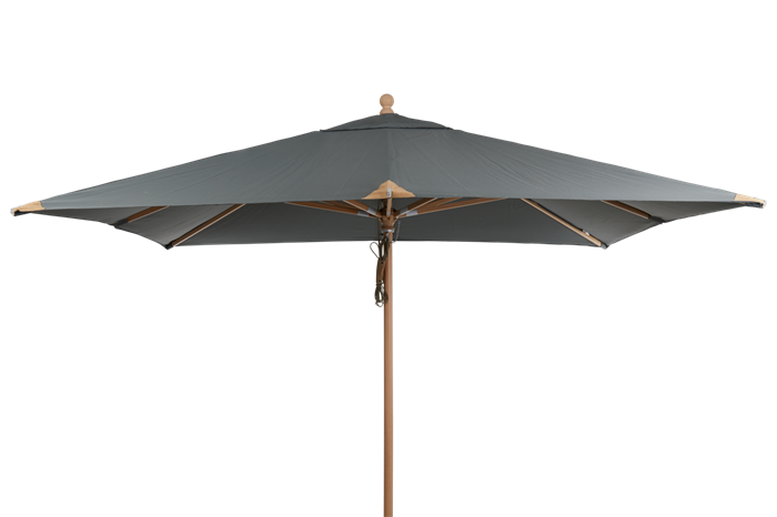 Como parasol 3x3 m Grå