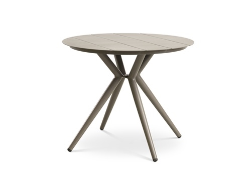 Corfu bord Ø90 brunt