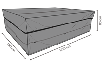 Cover havebord 190 x 205 cm
