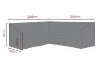 Cover Weldon hjørnesofa 225x295 cm