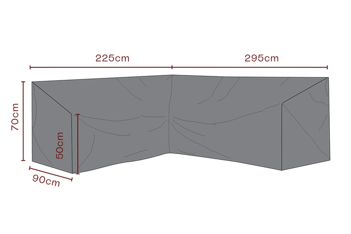 Cover Weldon hjørnesofa 225x295 cm