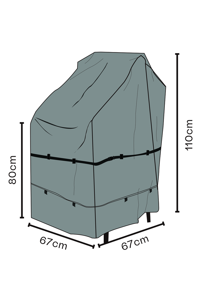 Cover til stabelstole - Diverse > Overtræk til havemøbler - Brafab - Enggården Havemøbler