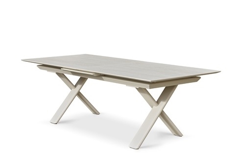 Elba udtræksbord beige