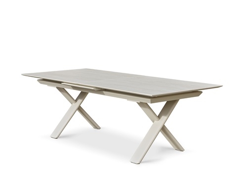 Elba udtræksbord beige