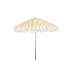 Gatsby strandparasol gul stribet