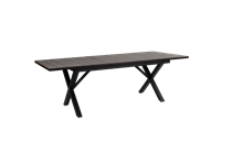 Hillmond 166 cm grå plade sort stel.