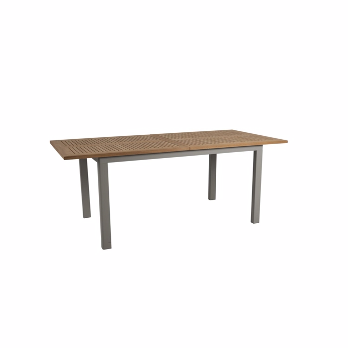 Billede af Lyon teak bord 194/ 252 cm khaki - Havebord - Brafab - Enggården Havemøbler