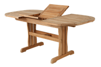 Melbourne spisebord i Teak med Butterfly funktion.