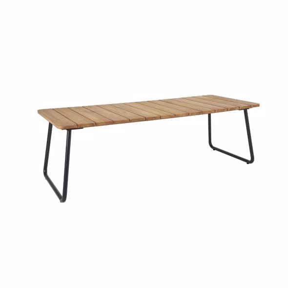 Billede af Nolli teak bord 90x175 - Havebord > Havebord træ - Brafab - Enggården Havemøbler