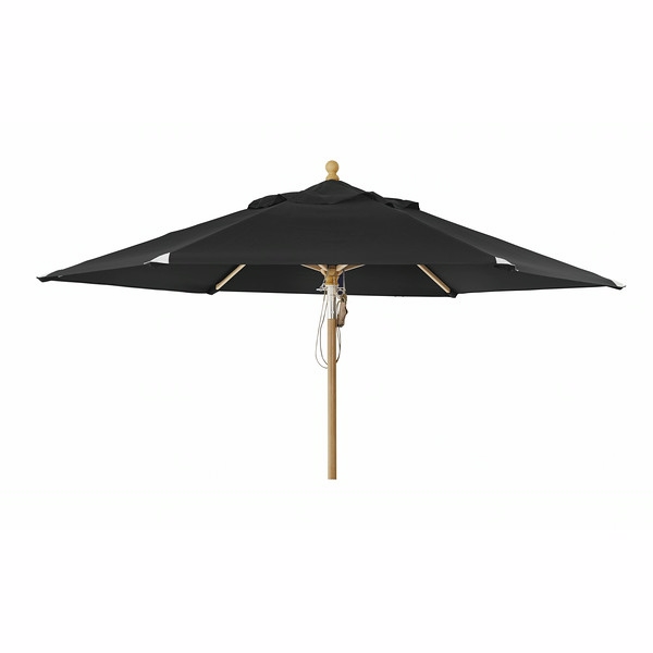 Parma parasol 3,5m sort - Diverse > Haveparasol - Brafab - Enggården Havemøbler