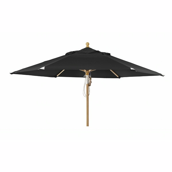 Parma parasol 3,5m sort – Diverse > Haveparasol – Brafab – Enggården Havemøbler