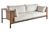 Shell sofa med standard hynder