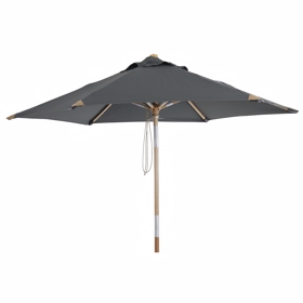 Trieste parasol 2,5m grå 