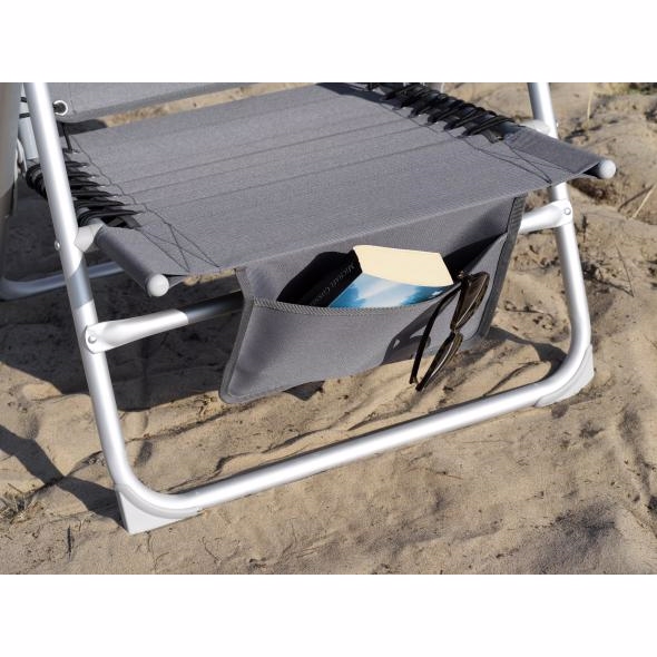 Ulrika strandstol  sort - Havestole > Strandstole - Brafab - Enggården Havemøbler