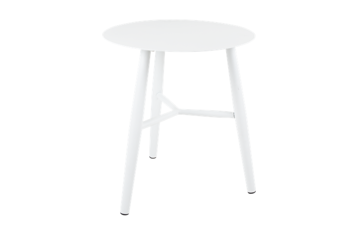 Vannes loungebord Ø45 hvidt