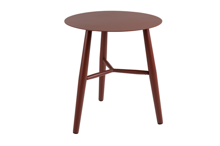 Vannes loungebord Ø45 rød