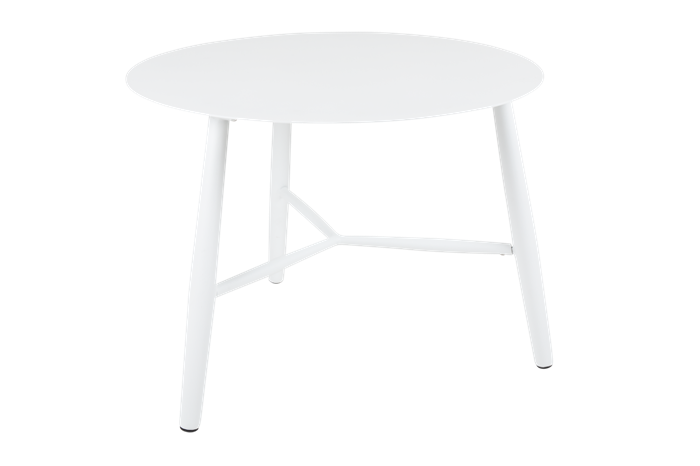 Vannes loungebord Ø60 hvidt