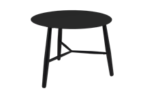 Vannes loungebord Ø60 sort