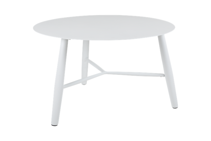 Vannes loungebord Ø75 hvidt