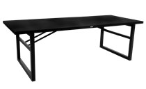 Vevi sort havebord 95x230
