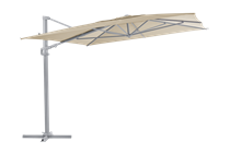 Vinovo parasol 3x4m khaki / light grey