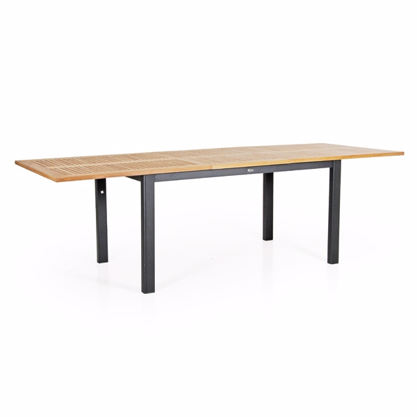 Se Lyon teak bord 194/ 252 cm sort - Havebord - Brafab - Enggården Havemøbler hos Enggården Havemøbler